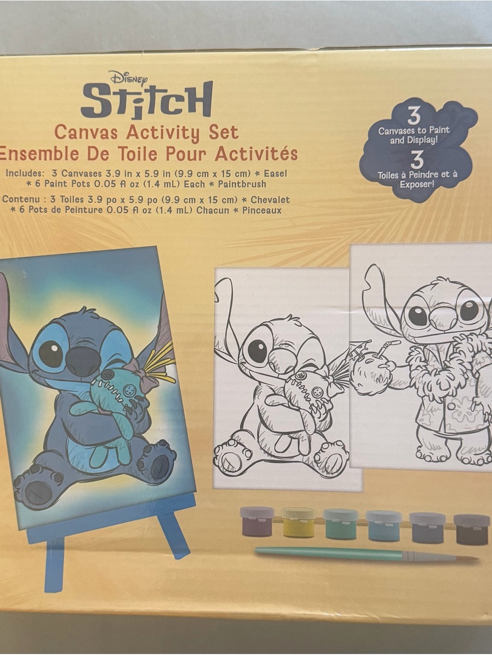 Disney Stitch Canvas Activity Set NWOT - Picture 2 of 2
